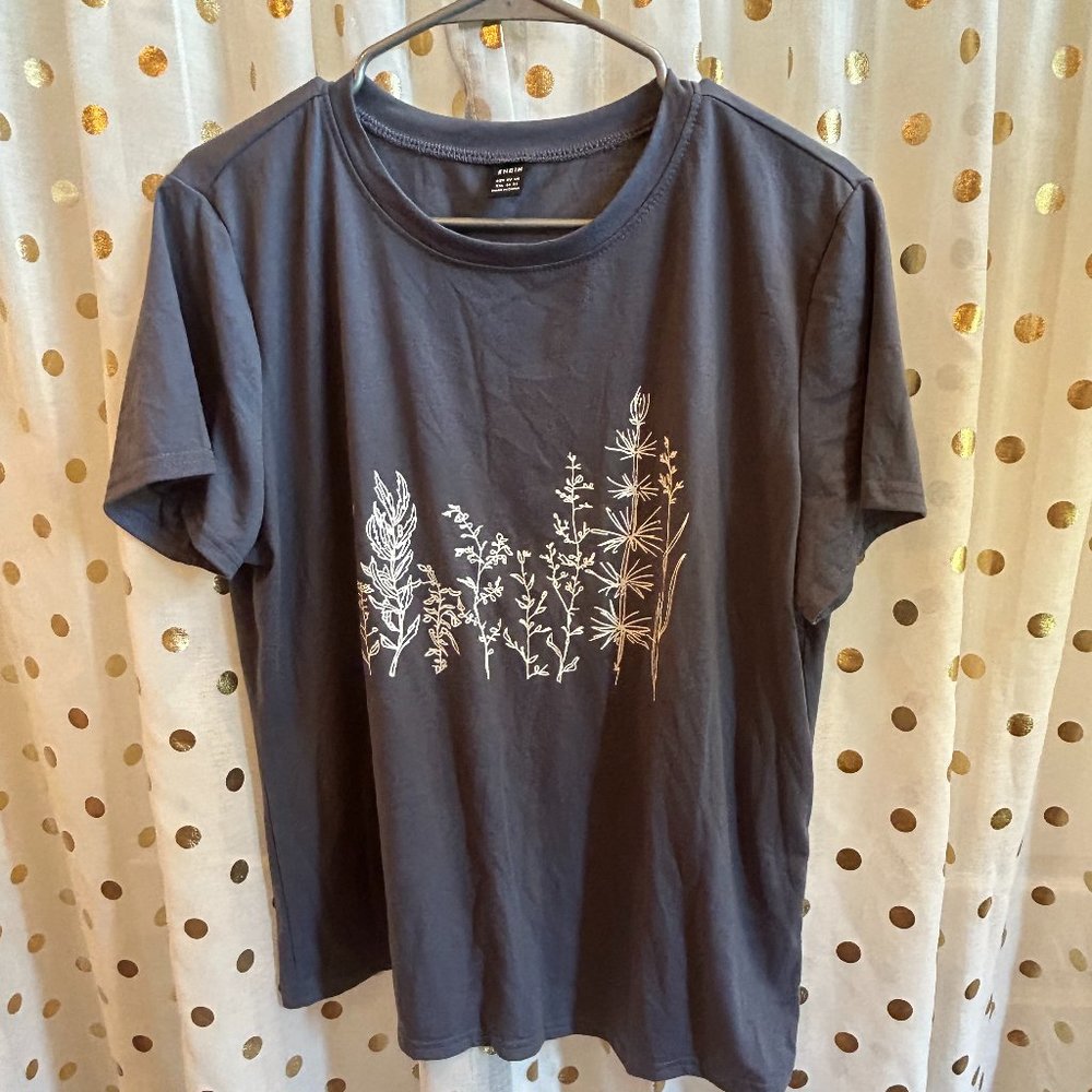 SHEIN floral tee